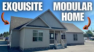 The definition of a "IMMACULATE" modular home! The "GRANDVIEW" prefab house tour!