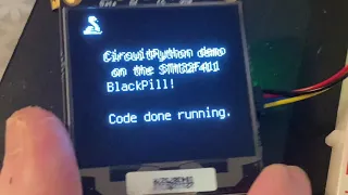 STM32F411 BlackPill supports CircuitPython