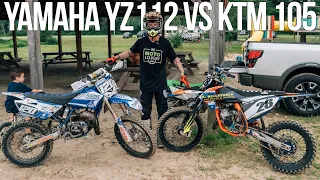 2021 KTM 105 SX vs Yamaha YZ112 || Moto Academy Bike Reviews