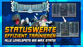 Stats bis Max Trainieren! Alle Spots | Digimon World: Next Order Guide