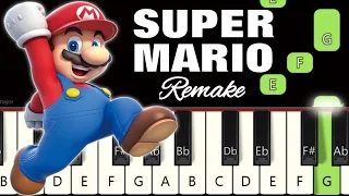 Super Mario Theme 🔥 | Piano tutorials | Piano Notes| Piano Online #pianotimepass #mario #supermario