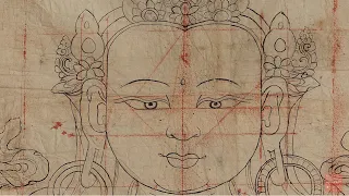 Objects We Love: Preparatory Drawing of the Bodhisattva Maitreya