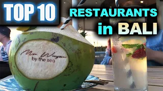 Top 10 best Restaurants in Bali - Where to Eat in Kuta Beachwalk Poppies Legian to Seminyak