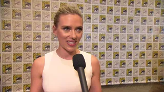 SDCC 2019 - Black Widow - Itw Scarlett Johansson (official video)