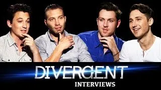 DIVERGENT Interviews: Jai Courtney, Miles Teller, Ben Lloyd-Hughes, & Christian Madsen