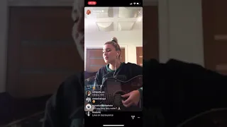 Tori Kelly - Let Me Love You (cover) IG live 28 March 2020