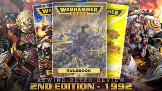 Warhammer 40K 2nd Edition (1993) RULEBOOK Rewind Retro Review - Look inside!
