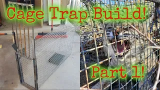 How to build a Cage trap for Bobcats! Part 1