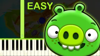 BAD PIGGIES - EASY Piano Tutorial