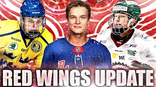 Red Wings News Update: Detroit Signings & NHL Top Prospects (Namestnikov, Lucas Raymond, Berggren)