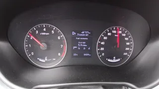 Fuel Consumption Hyundai i20 1.0 T-GDI @ 110 Km/h