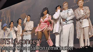 اداء بتس مع ميغان في الكونسرت BTS LA CONCERT 2021 Megan thee stallion