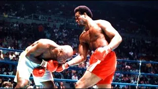 George Foreman vs Joe Frazier 2 // "Battle of the Gladiators" (Highlights)