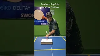 Forehand TopSpin - Shoulder Direction #shorts #meyzileyoutubeshorts