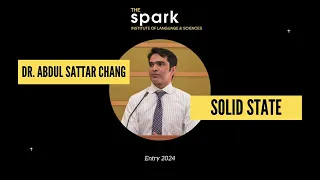 Solid State | Dr. Abdul Sattar Chang-Part 2