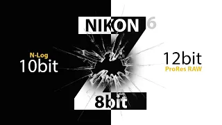 Nikon Z6 - 12bit ProRes RAW vs 10bit NLog vs 8bit #WithMe