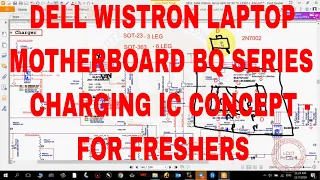 Dell Wistron Laptop Motherboard Bq Battery Charging ic Troubleshooting #lciit