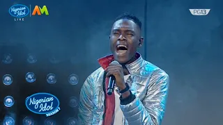 Jordan: ‘Titanium’ By David Gueta Ft Sia  – Nigerian Idol  | Season 7 | E11 | Lives | Africa Magic