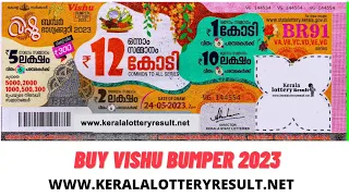 VISHU BUMPER-2023 BR-91 Prize Structure for Kerala Lottery | Upcoming Bumper Lottery