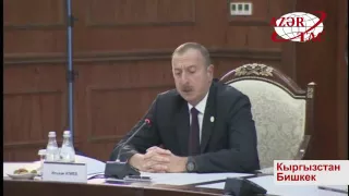 Президент Азербайджана принимает участие в заседании Совета глав государств СНГ в Бишкеке