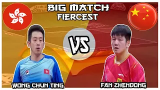 Match Fan Zhendong vs Wong Chun Ting Asian 2023 Championship