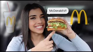 WHAT I ATE AT MCDONALDS TODAY (4000+ CALS MUKBANG)