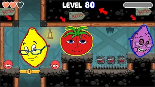 Red Ball 4 All Lemon Boss Vs Tomato Ball Who is the Boss ?