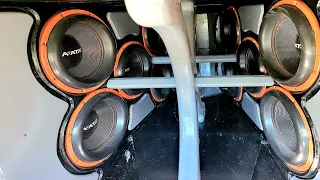 10 15" SUBWOOFERS ON 60,000 WATTS