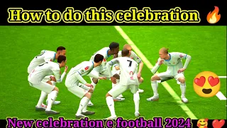 New celebration efootball 2024 mobile 🔥🔥 || #celebration 2024