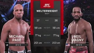 UFC 5 | Full Fight | Michael Page vs Neil Magny | PS5 Gameplay