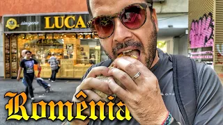 EATING STREET FOOD in ROMANIA 🇷🇴 🍲