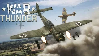 Новый НЕМЕЦКИЙ самолет (ju-87) бомбардировщик (War Thunder)