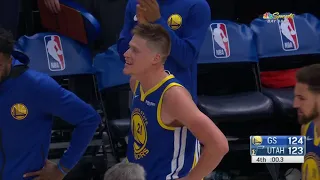 Jerebko Game Winner - Warriors vs Jazz (NBC Bay Area Warriors commentary)