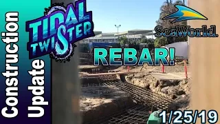 Rebar! | Tidal Twister Construction Update 1/25/19