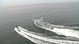 MST 750SR Stern Ramp Launched from Damen SPa 4207 Offshore Patrol Vessel