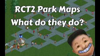 How do Park Maps work in Rollercoaster Tycoon 2?