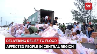 Delivering relief to flood-affected people in Central region | VTV World