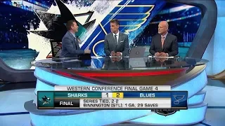 NHL Tonight:  Blues Start Fast:  Barbashev scores early, Blues win Game 4  May 17,  2019