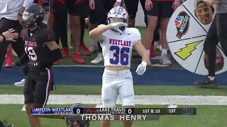 Highlights - Westlake vs Lake Travis Region IV Final 2023