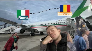 EURO TRIP REPORT 2/7 | Tech. Delayed Aero Italia B737-800 Rome - Bucharest (Exploring)