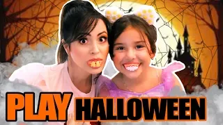 DISFRAZ DE PRINCESA O BRUJA? 🎃 HALLOWEEN Sandra Cires con Mia 🎃 PLAY PLAY PLAY Sandra Cires Art