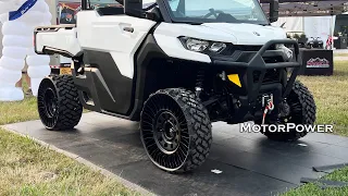 Defender on Airless Radial X Tweel UTV Michelin Tires