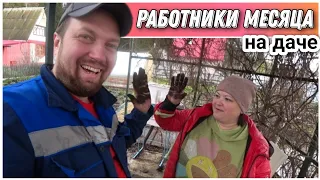 VLOG! Обрабатываем клубнику🍓/Жарим картошку с беконом на мангале😋/Дачные будни/Огородные хлопоты😉