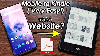 How To Send PDF Files from Mobile to Kindle without PC | Auto Convert Method (via EMAIL) HINDI