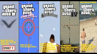 Shooting Birds in Grand Theft Auto Games! (from III → to V)