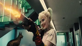 Birds Of Prey - " Harley Quinn vs cops Fight vs Prisoners Fight scene " - Police Station Fight Scene