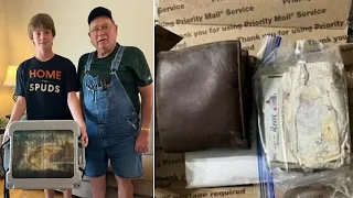 Minnesota teen hooks wallet of cash fishing; returns $2K to grateful Iowa farmer