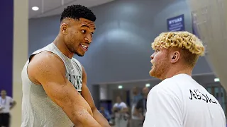 I Met With Giannis Antetokounmpo in Abu Dhabi!