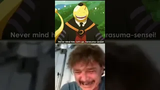 Pedro pascal crying korosensei death