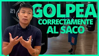 GOLPEA CORRECTAMENTE al saco de boxeo #pegada #bolsa